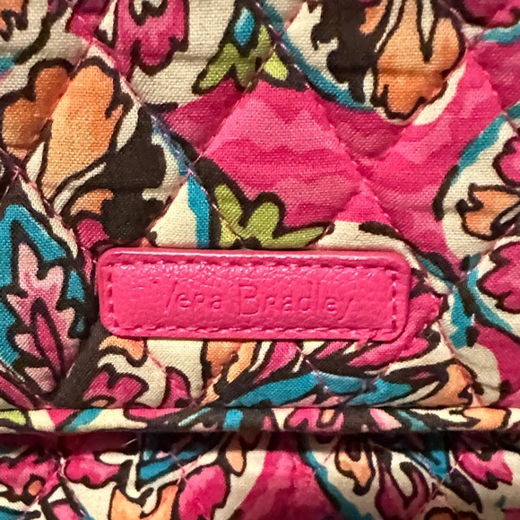 Vera Bradley Multicolor Floral Laptop Bag-SUNBURST FLORAL PATTERN - Picture 6 of 8